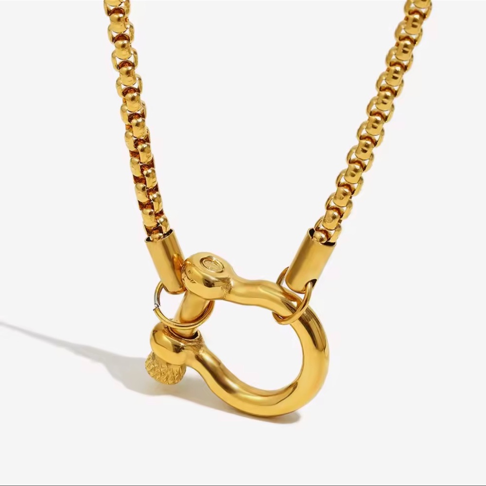 COPY - COPY - Gold Chunky Horse Bit Chain Necklace

Brand New